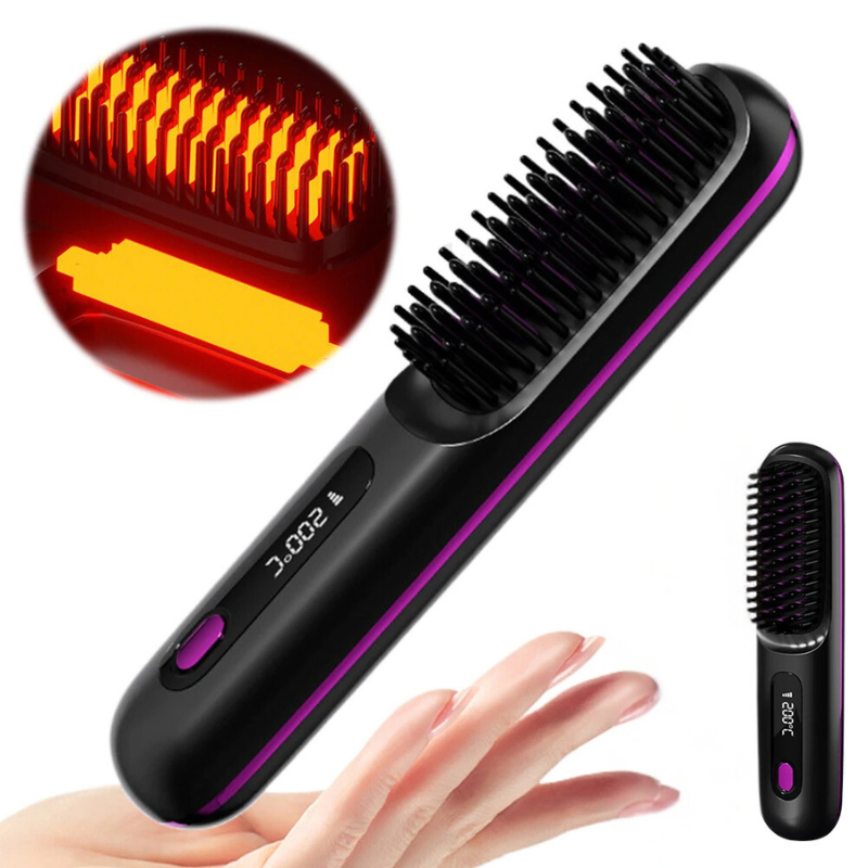 BowLift | Hair Straightening Brush with Digital Display