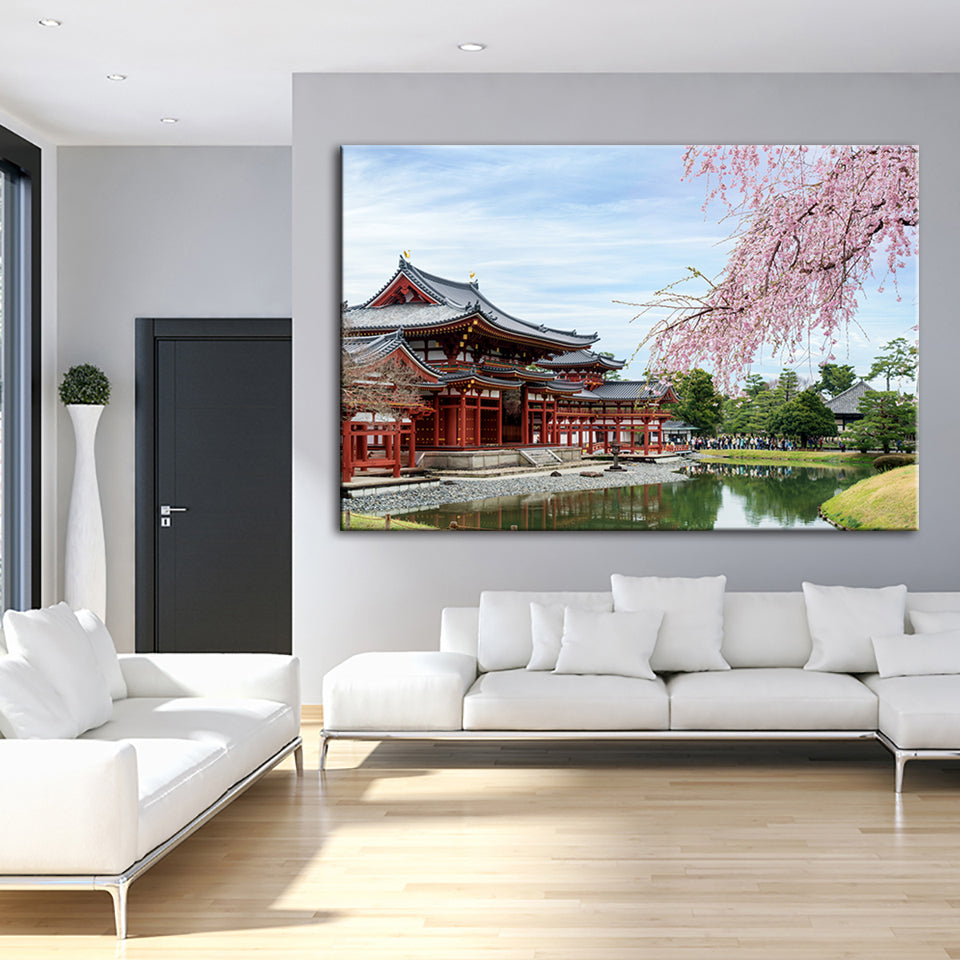 Gorgeous Cherry Blossom - Canvas Wall Art Painting | Bowlift