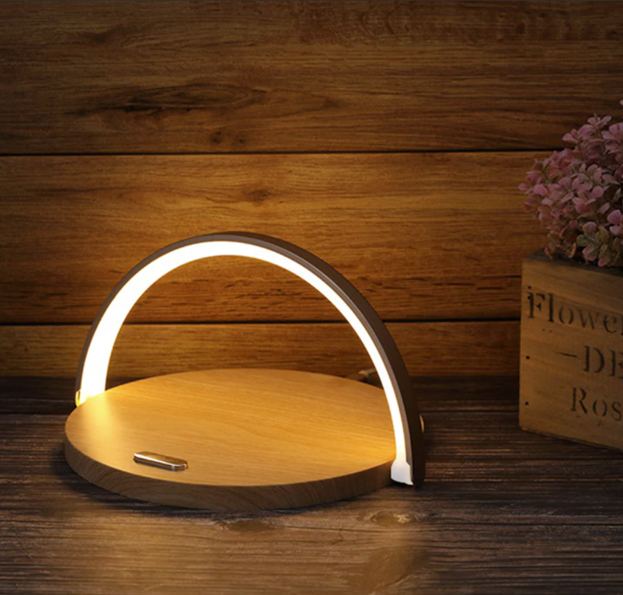 Bowlight Design™ - Stylish 3-in-1 Night Light with Qi Charger Bowlift
