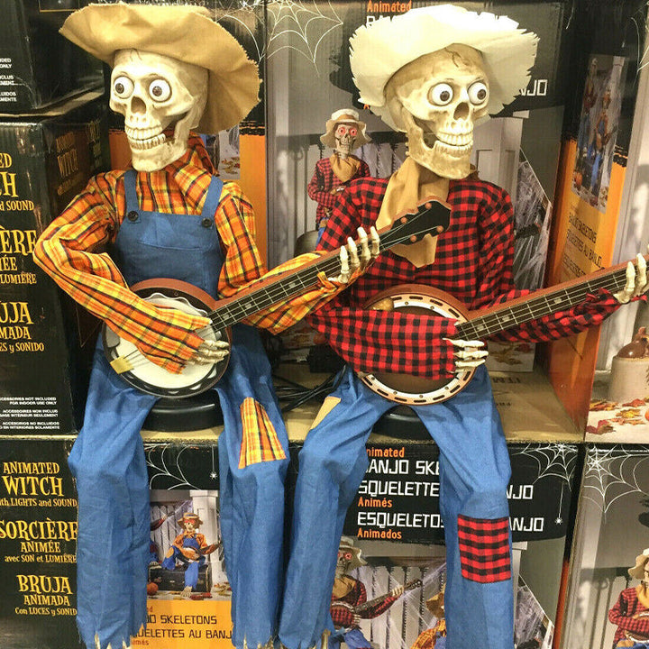 Animated Duel Banjo Skeletons S DrôLes | Bowlift