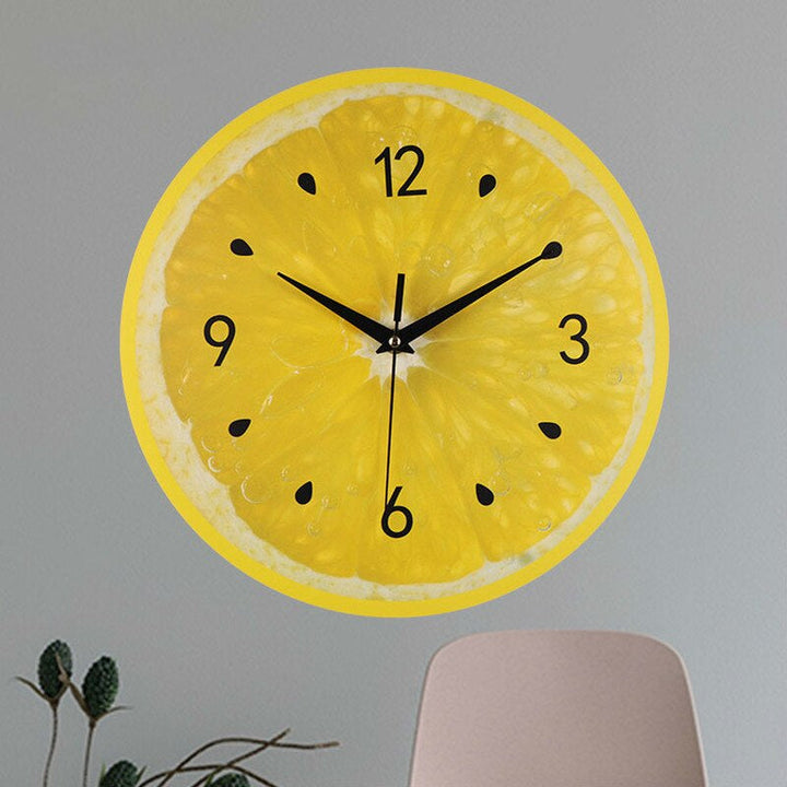 BowLift | Lemon Inspired Wall Clock for a Cheerful Kitchen