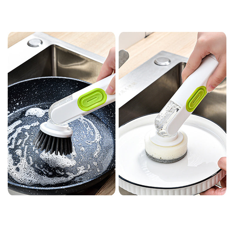 Multi-functional Long-handle Liquid-filled Cleaning Brush | Bowlift