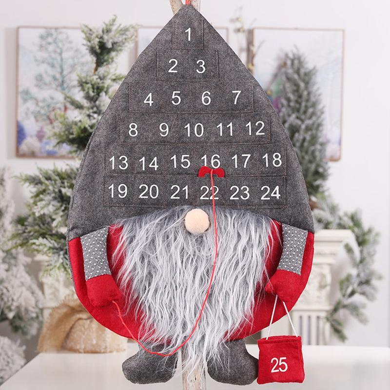 Countdown To Christmas Santa Pendant Advent Calendar | Bowlift