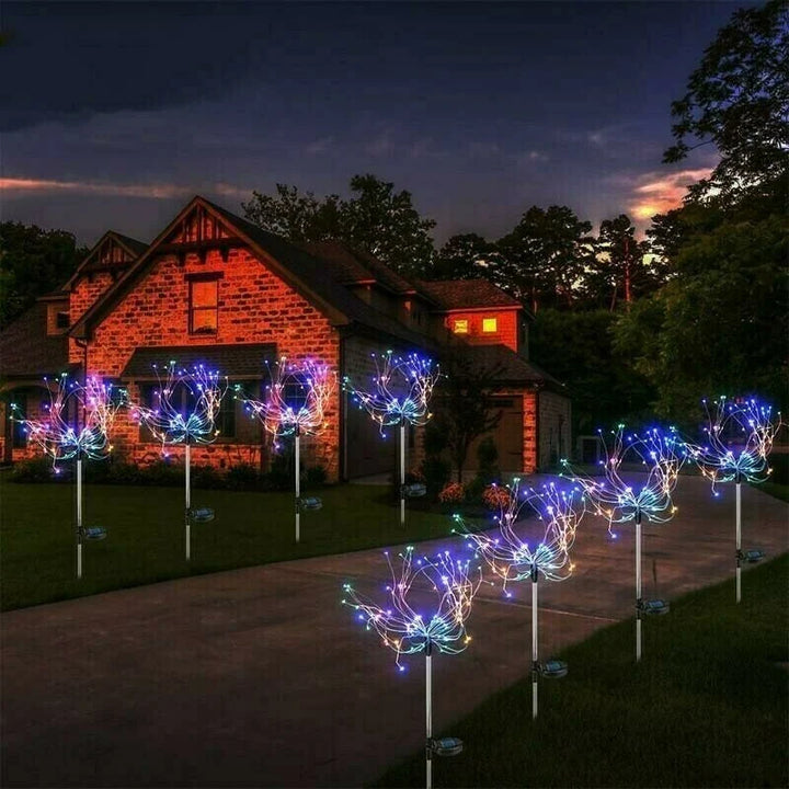 Waterproof Solar Garden Firework Lamp | Bowlift