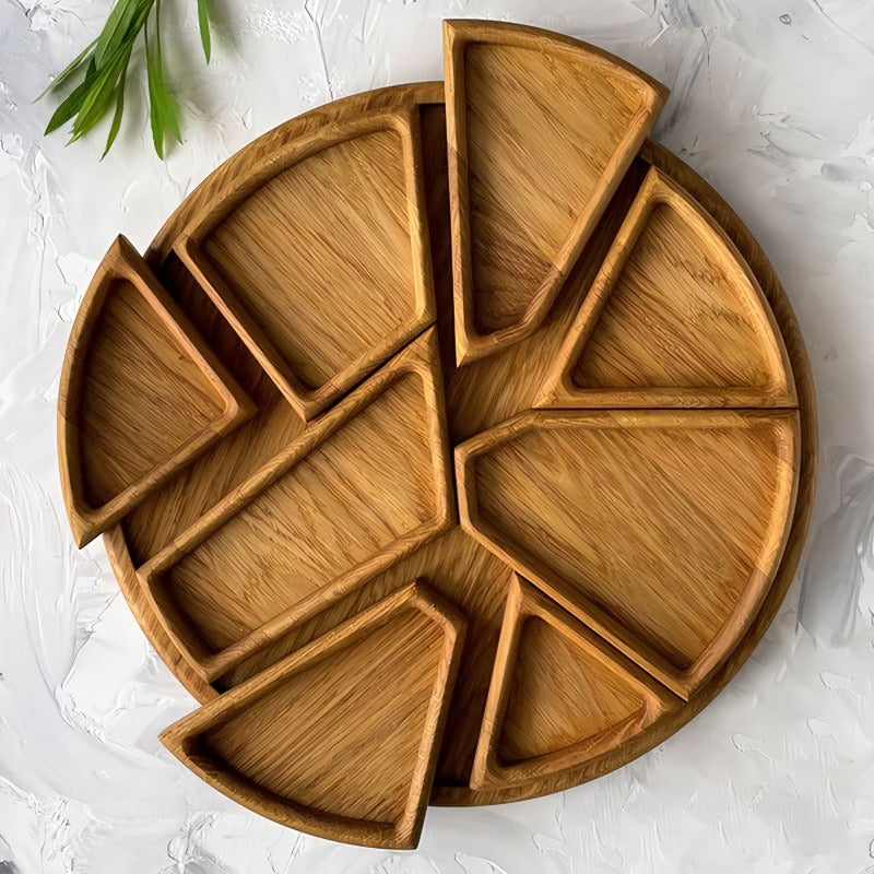 BowLift | Jigsaw Puzzle Tray - Wood with Removable Dividers