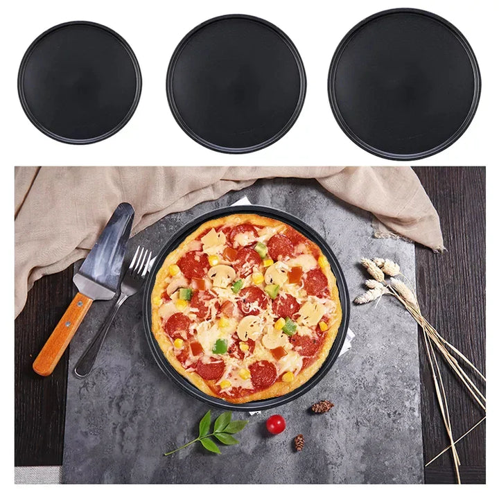 Set Of 3 Pizza Pan Non-Stick Bowlift