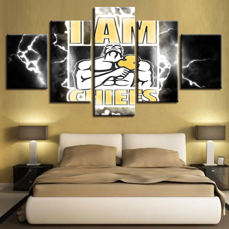 The Bold Chiefs 5 Piece - Canvas Wall Art Painting | Bowlift