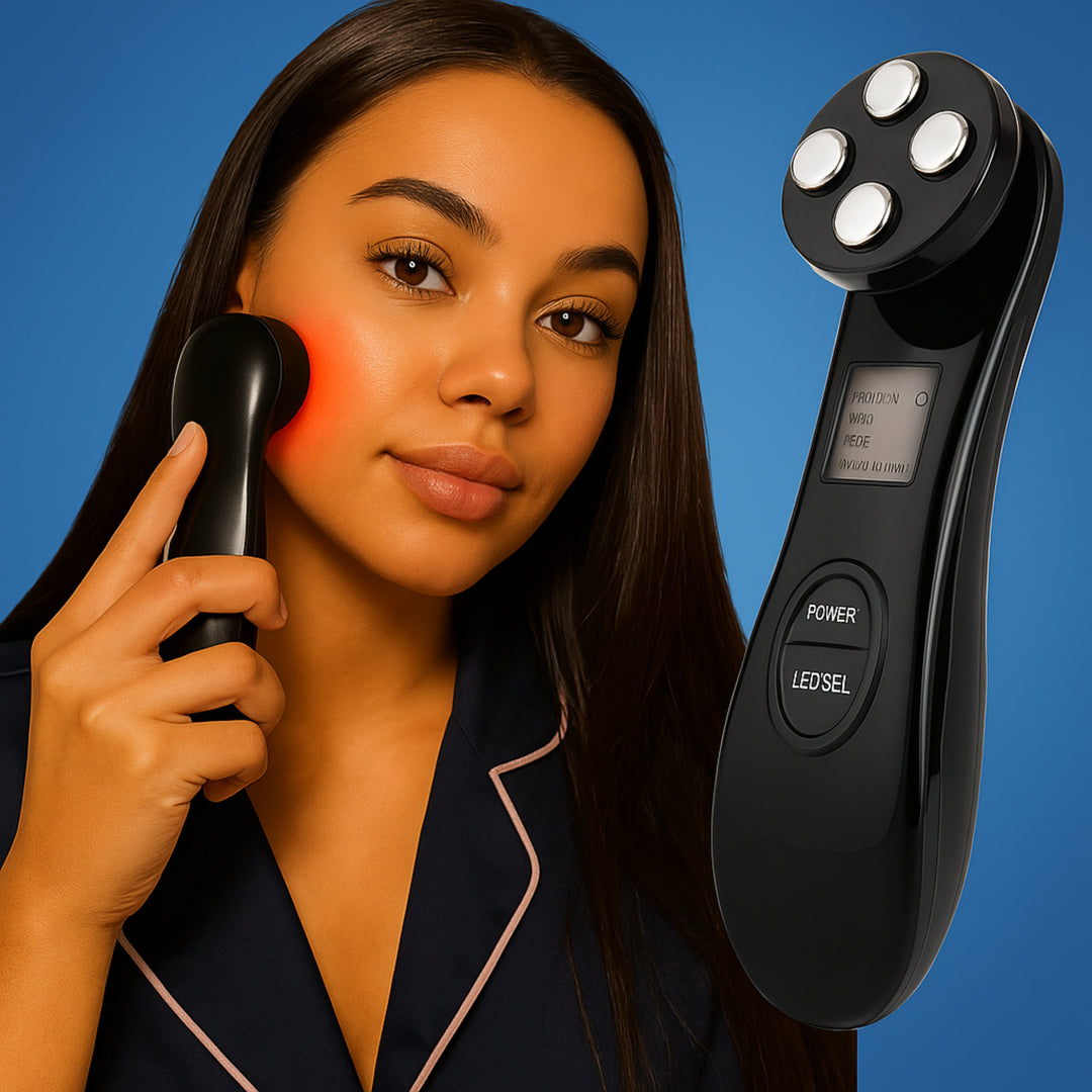 GlowBeam | LED Facial Wand – Anti-Ageing Light Therapy – Lightweight Design – Home Skincare for All Skin Types Bowlift