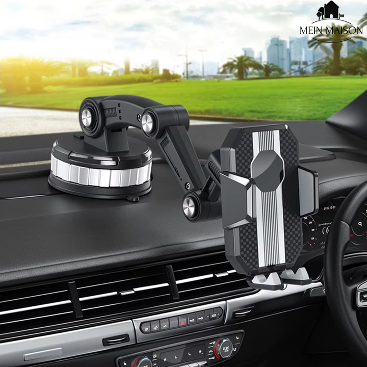 BowLift | Auto GripTech Handy Holder with Strong Suction Cup and 360° Rotation