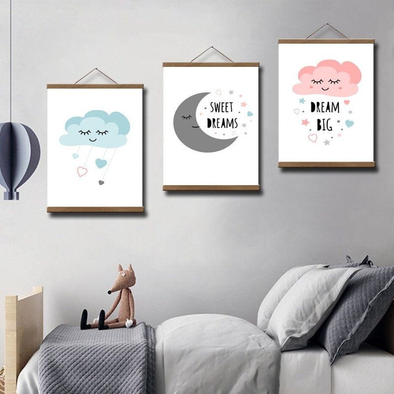 Love Stars - Canvas Wall Art Painting | Bowlift