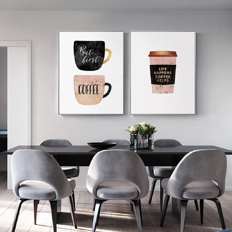 Drink Coffee Do Good - Canvas Wall Art Painting | Bowlift