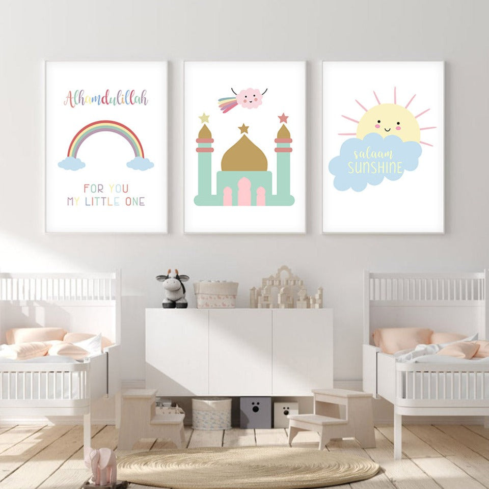Salaam Sunshine - Canvas Wall Art Painting | Bowlift