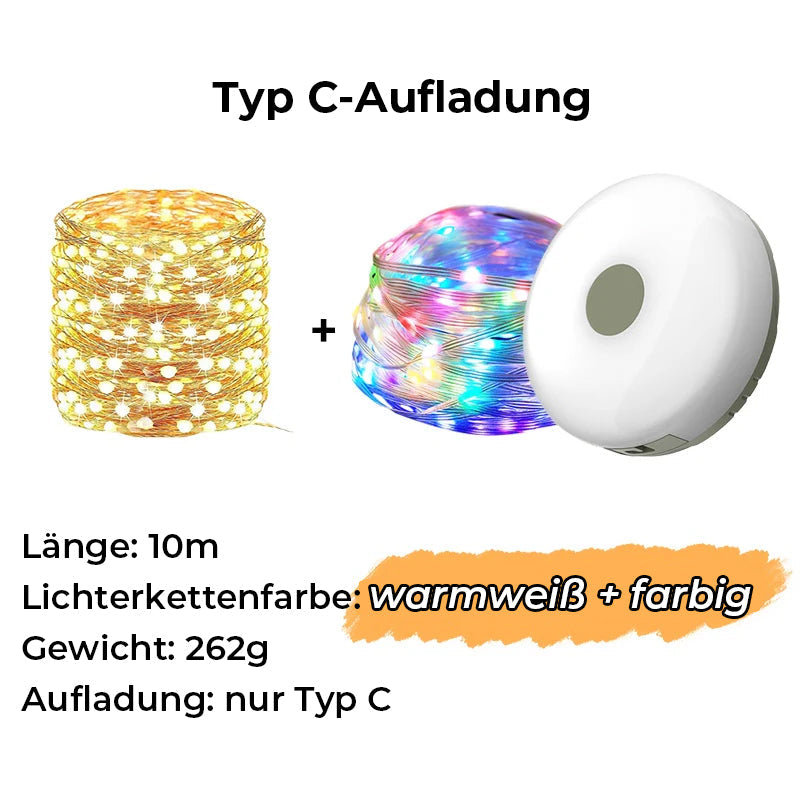 BowLift | Waterproof portable collapsible fairy lights for outdoor use