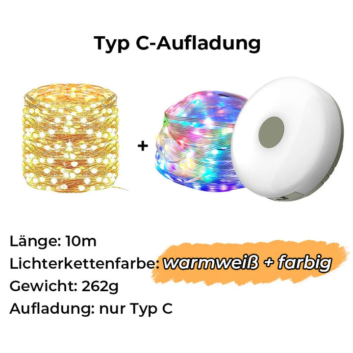 BowLift | Waterproof portable collapsible fairy lights for outdoor use