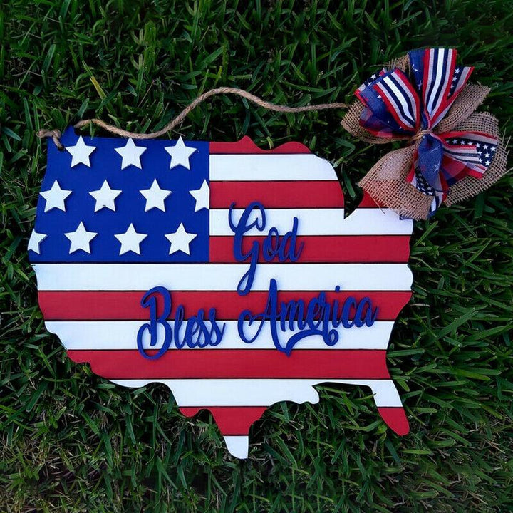 BowLift | America Flag Decorative Sign