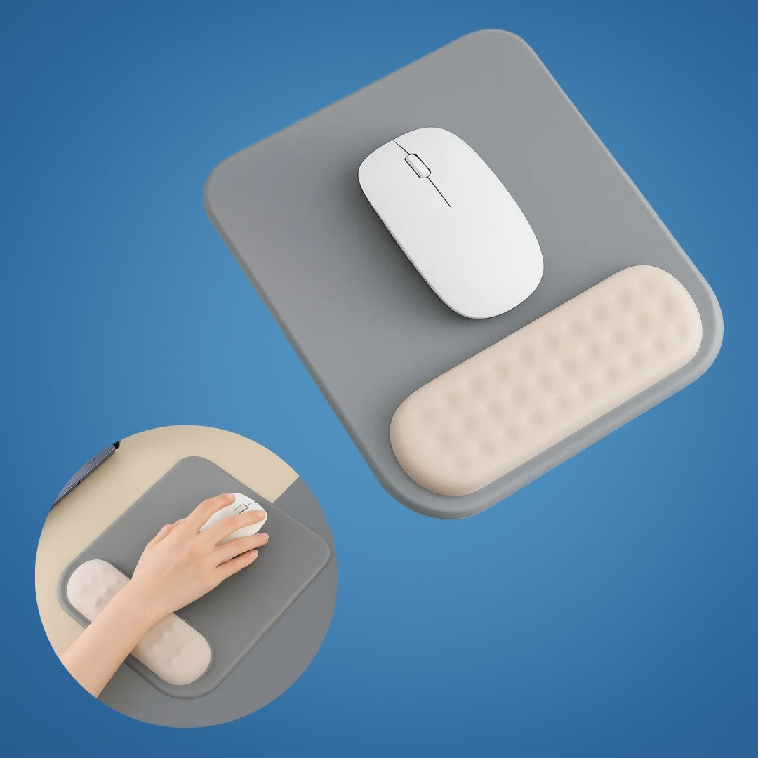 Wrist Support – Silicone Cushioned Anti‑Slip – Relieves Strain – For Long Hours at Office or Gaming Bowlift