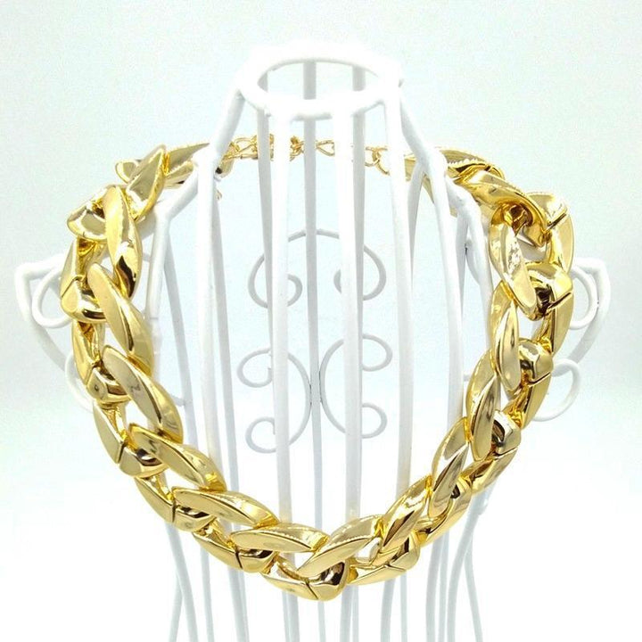 BowLift | Pet Jewelry Thick Gold Chain Collar