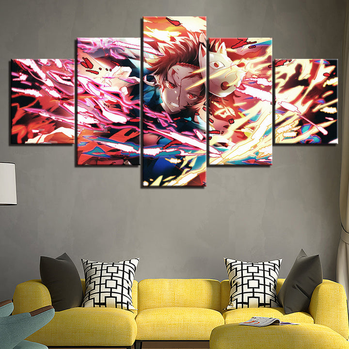 Demon Slayer Anime - Canvas Wall Art Painting | Bowlift