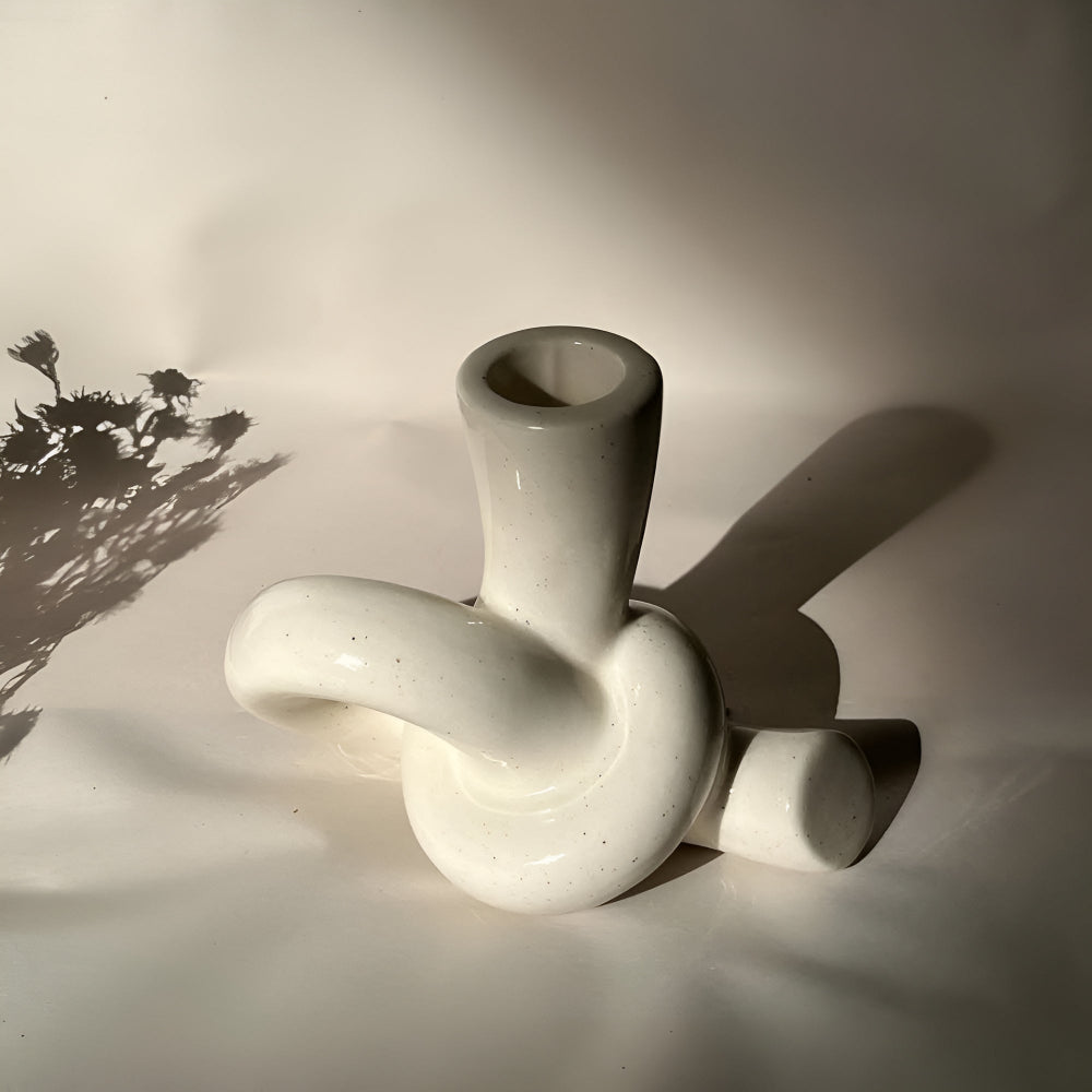 BowLift | Knot Ceramic Candle Holder