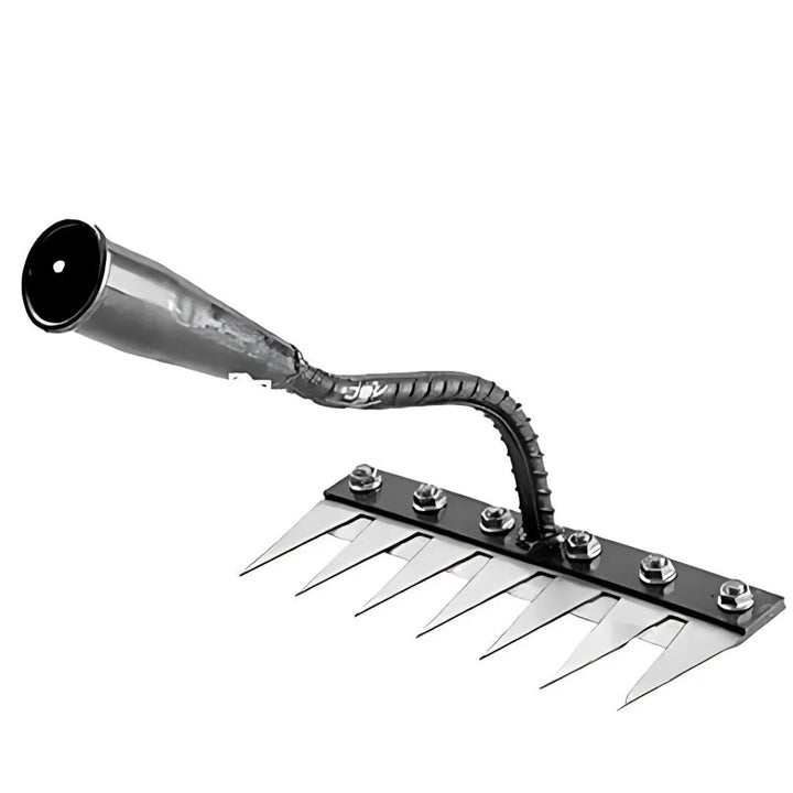 BowLift | Weeding Rake | Ultra-Durable Steel Teeth & Ergonomic Handle for Effortless Garden Maintenance