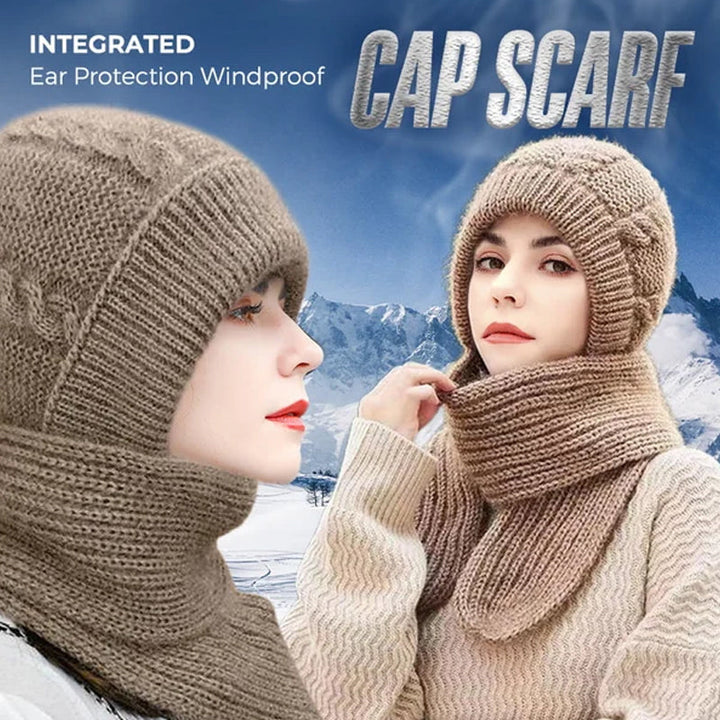 BowLift | Integrated Hearing Protection Windproof Cap Scarf