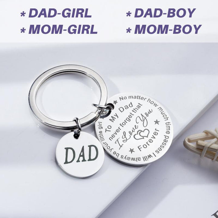 BowLift | To my Dad/Mom keychain (Dad/Mom pendant)