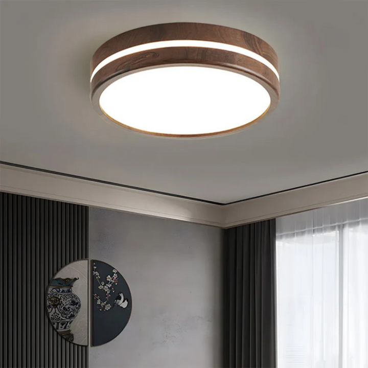 BowLift | Stylish Wooden LED Ceiling Lamp