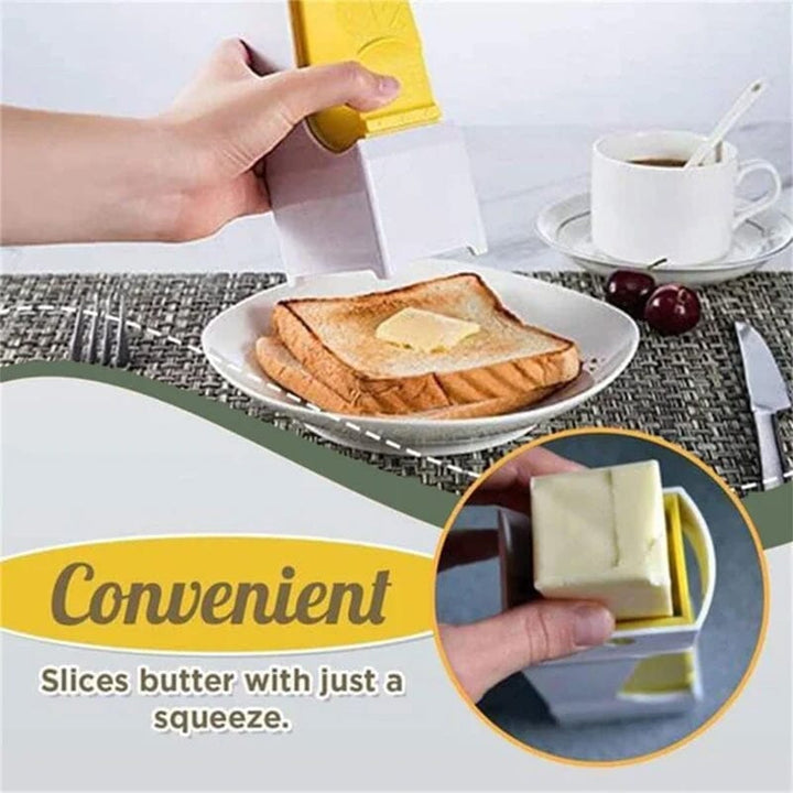 One Click Stick Butter Cutter Cheese Splitter Slicer | Bowlift