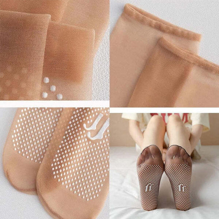 BowLift | Ultra-thin non-slip ankle socks – breathable and elegant for everyday wear