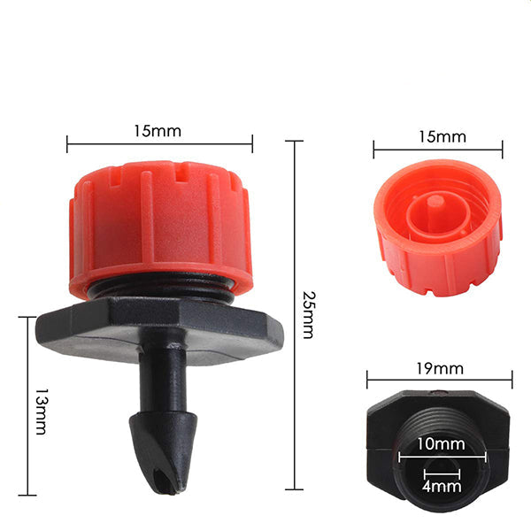 Adjustable drip nozzles for irrigation | Bowlift