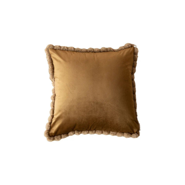 BowLift | Velvet Pom-Pom Trim Cushion Cover