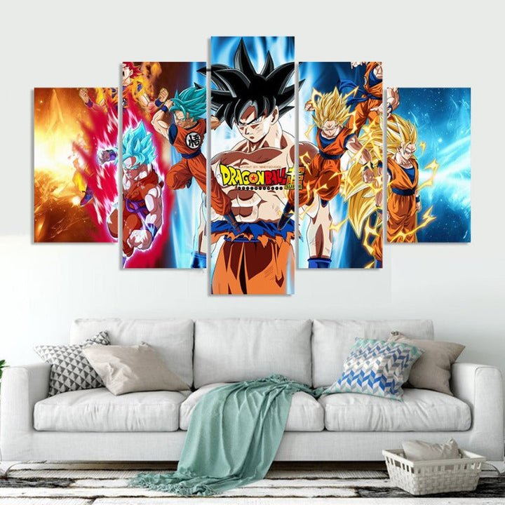 Super Dragon Ball Z - Canvas Wall Art Painting | Bowlift
