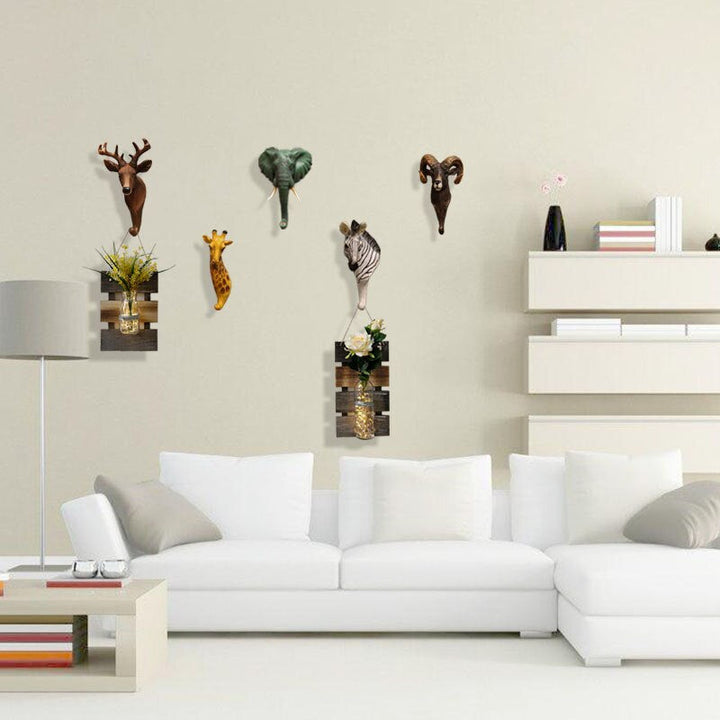 Retore Animal Wall Hanging Coat Hooks | Bowlift