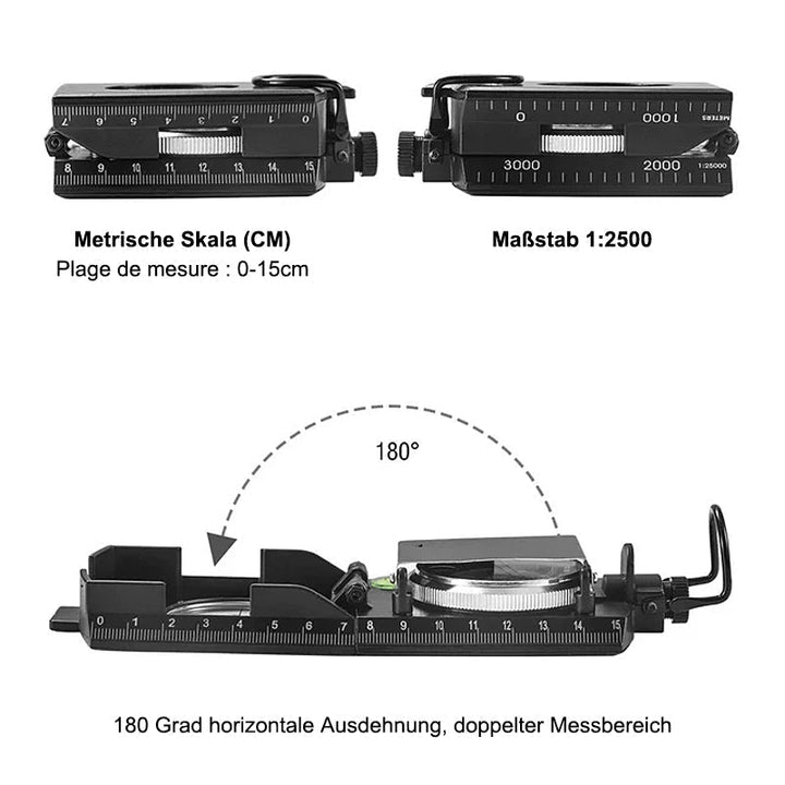 Multifunctional compass with flip-flop function | Bowlift
