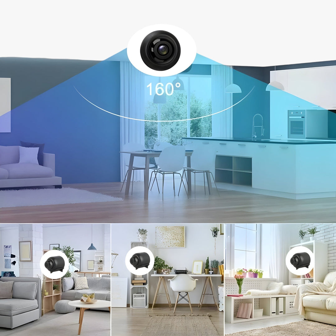 BowLift | Uniko HD Mini Security Camera – Wireless 1080P Monitoring with Night Vision & Motion Detection