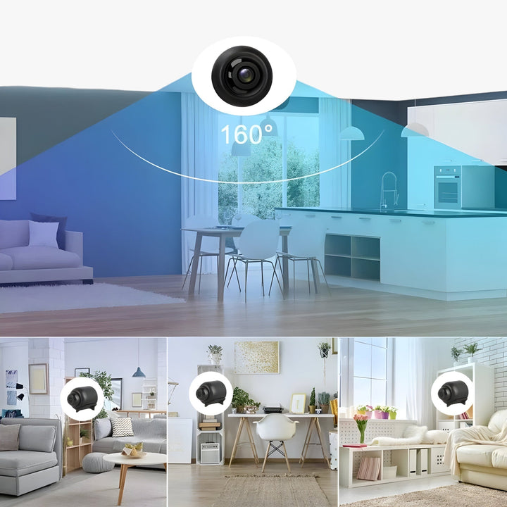 BowLift | Uniko HD Mini Security Camera – Wireless 1080P Monitoring with Night Vision & Motion Detection