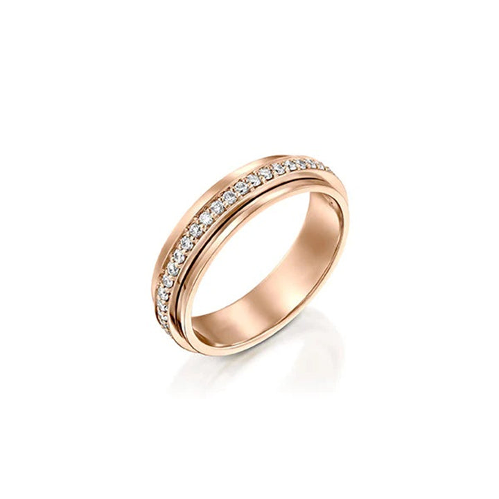 BowLift | Thermogenic moissanite rotating ring