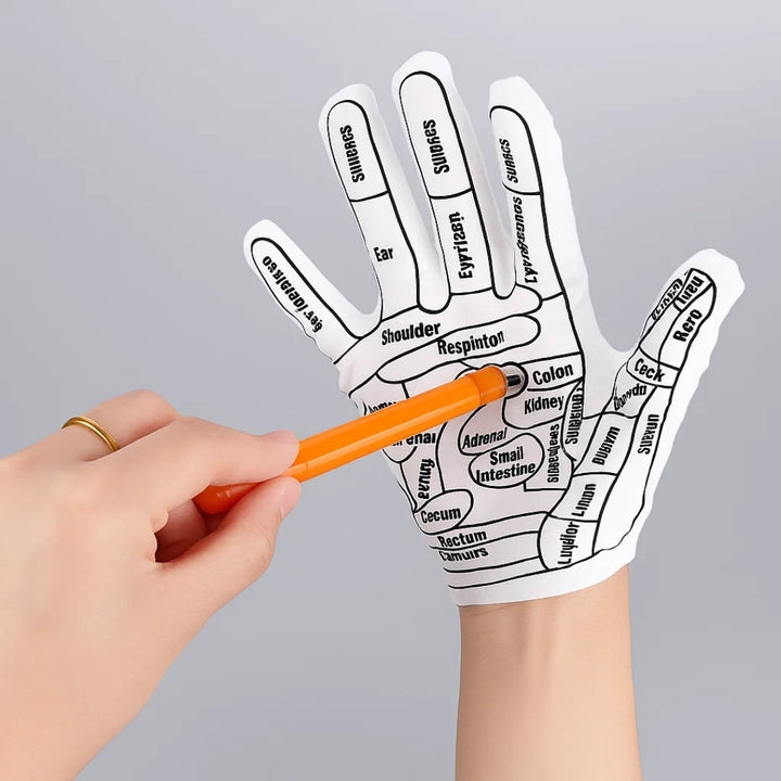 Hand Pain Relief – Boost Circulation – Elastic Non‑Slip Fit – Acupressure Massage Therapy for Sore Hands at Home Bowlift