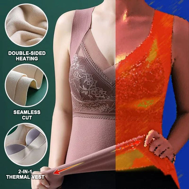 BowLift | 2 in 1 warm vest with chest pads