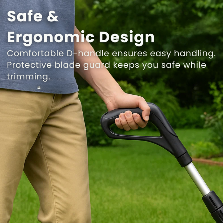 BowLift | Cordless Grass Trimmer with High-Power Battery - Lightweight Lawn Edger for Easy Yard Maintenance