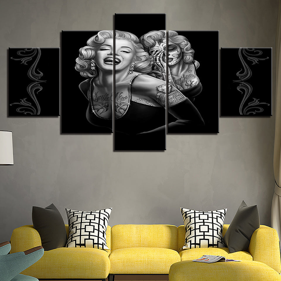 Marilyn Monroe - Canvas Wall Art Painting | Bowlift