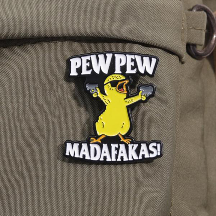 BowLift | Letter & Cartoon Duck Design Brooch