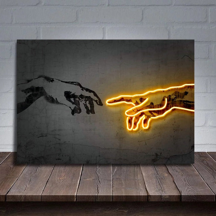 The Lighter Touch - Canvas Wall Art Painting | Bowlift