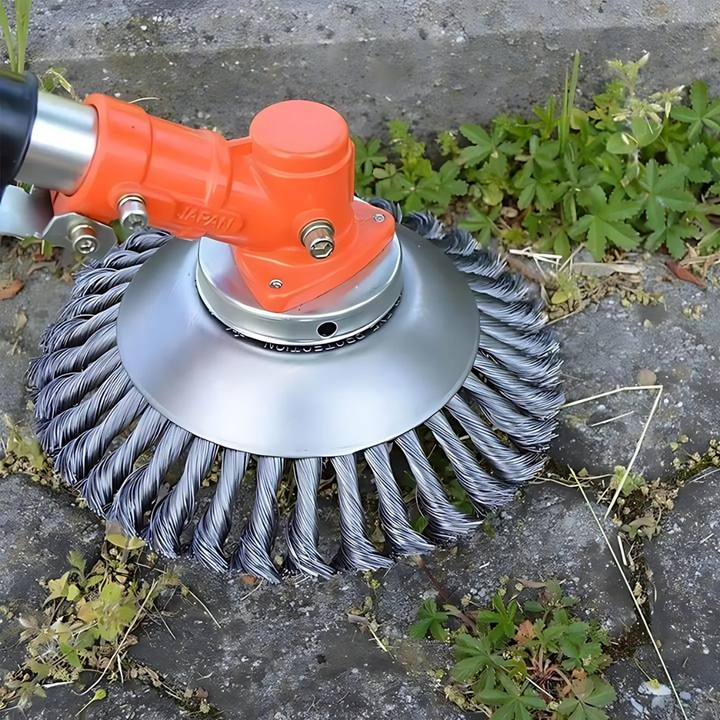 BowLift | Grass Cutting Turbo Head – Universal 6-Blade Weed Brush for Trimmers