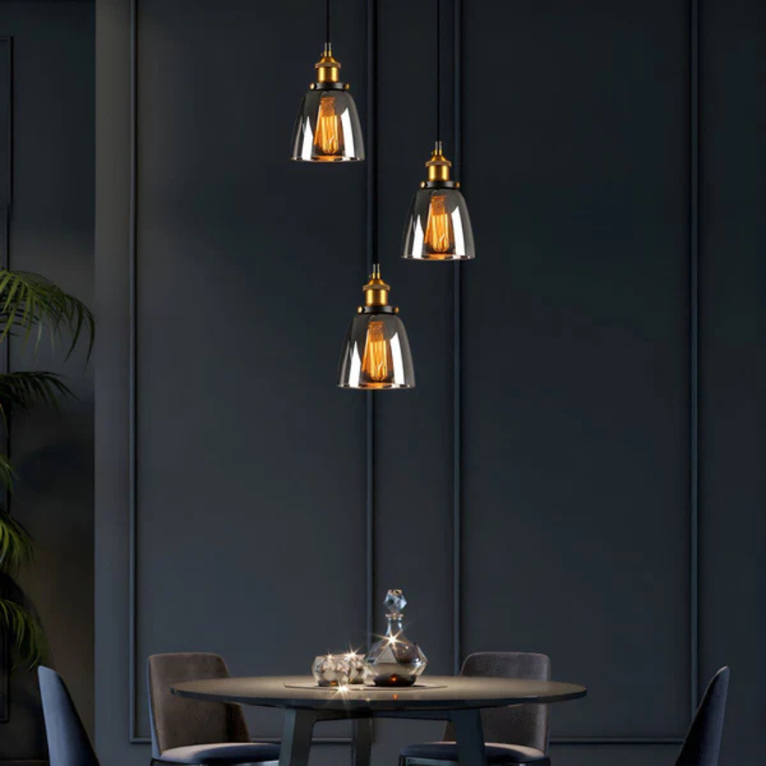 BowLift | Vintage Pendant Lamp Glass | Stylish Dining Table Lamp