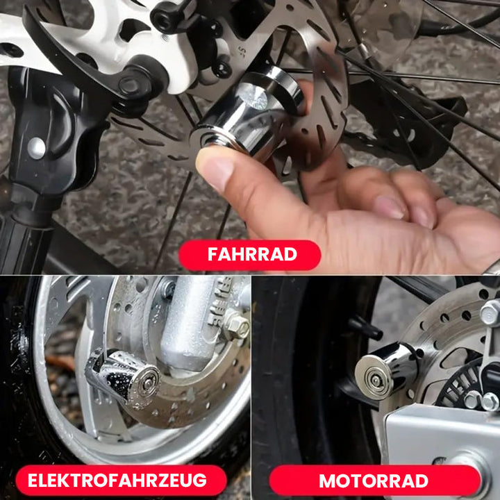 Anti-theft wheel disc lock with 2 keys | Bowlift