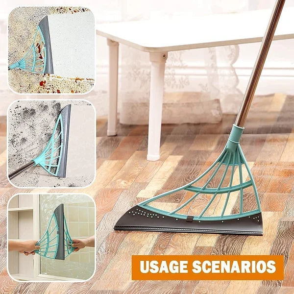 BowLift | Squeeze Silicone Broom Sweeping Water and Pet Hair