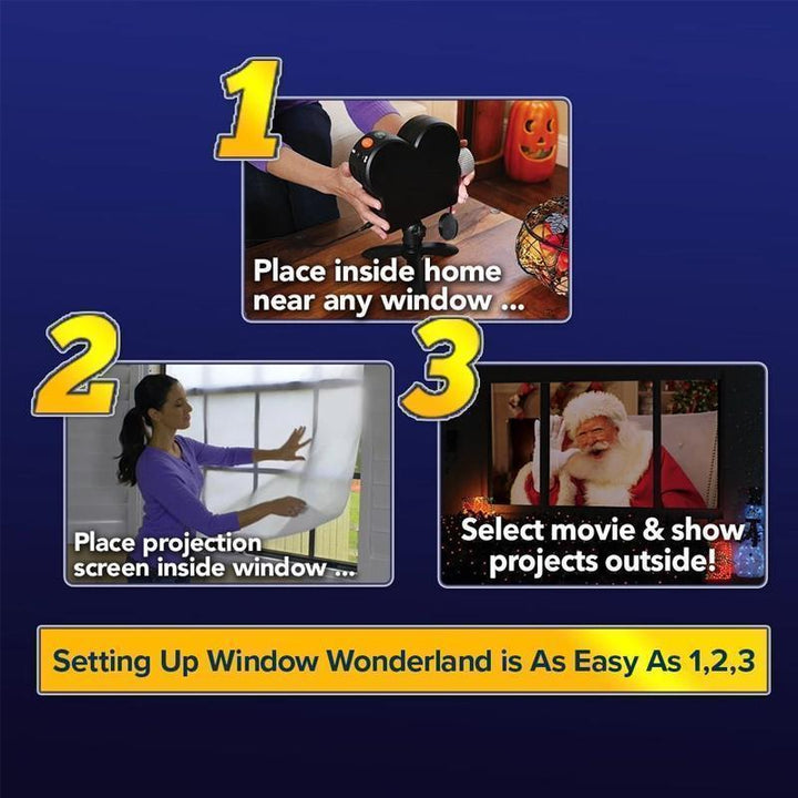 BowLift | Mini Decor Window Projector (curtain included)