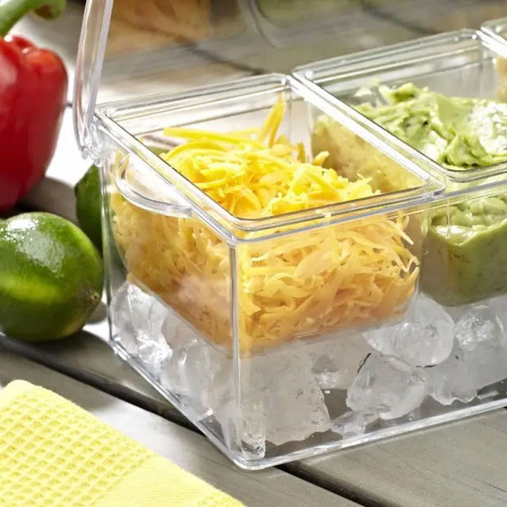 Ice Chilled Condiment Tray Set | Bowlift