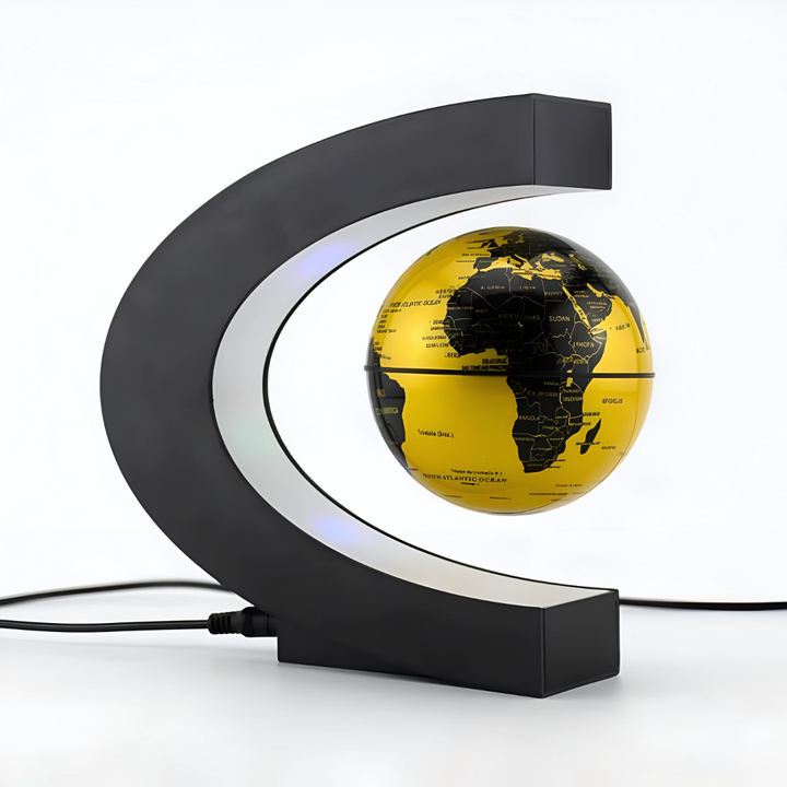 BowLift | AstroGlobe LED World Globe – Floating Globe Lamp with Magnetic Suspension